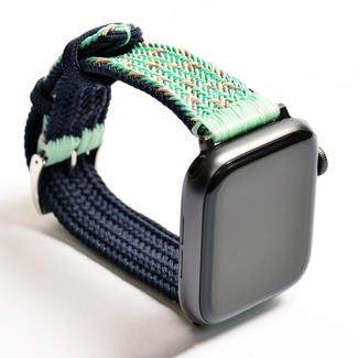 伊賀くみひもアップルウォッチバンド 水浅葱