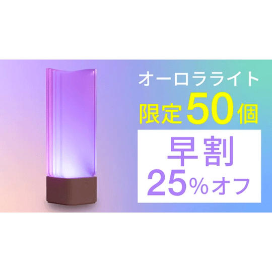 早割！25％オフ　オーロラライト　POLA RORA