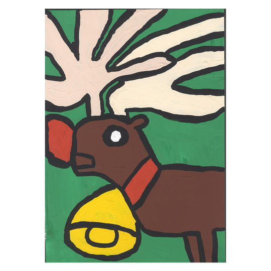 工房まるのクリスマスアート原画作品（和泉徹さん）