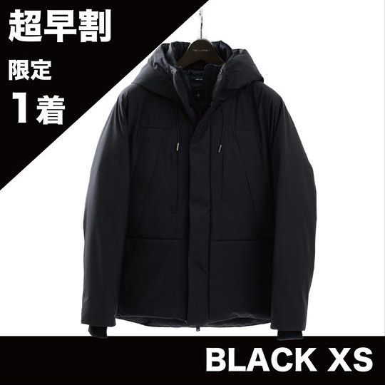 【9,000円お得】究極の手ぶらダウンジャケット BLACK/XSサイズ