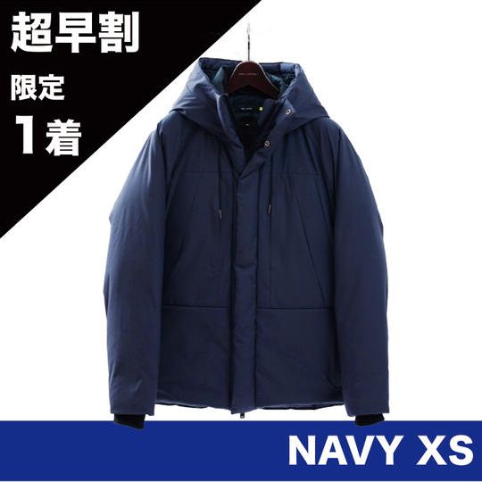 【9,000円お得】究極の手ぶらダウンジャケット NAVY/XSサイズ