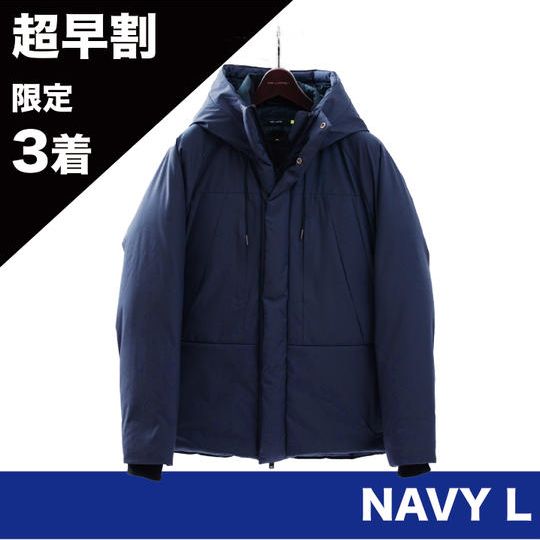 【9,000円お得】究極の手ぶらダウンジャケット NAVY/Lサイズ