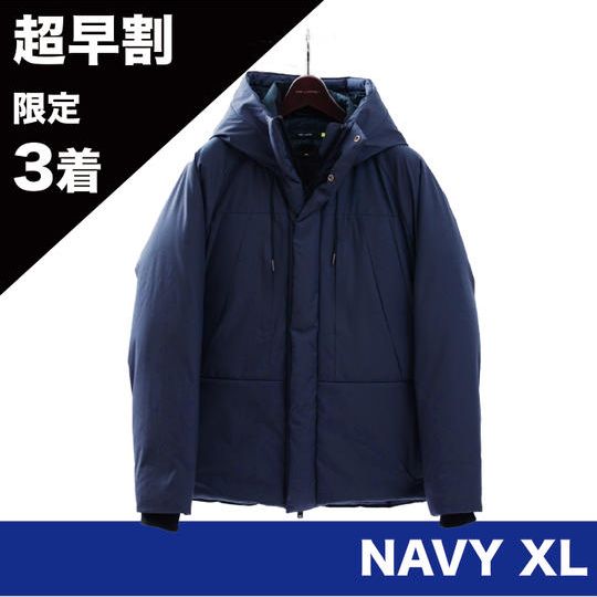【9,000円お得】究極の手ぶらダウンジャケット NAVY/XLサイズ
