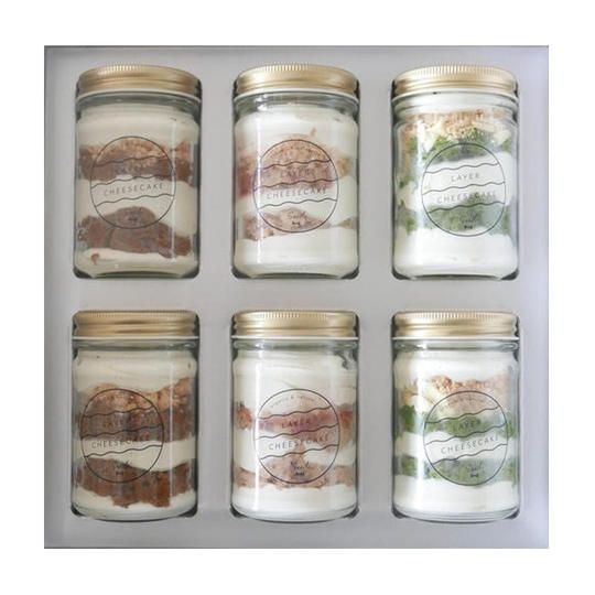 レイヤーチーズケーキセット　3種×各2個