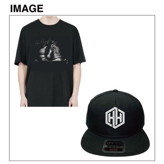 HOZUMI HASEGAWA CUP Tシャツ(BLACK) ＆キャップセット