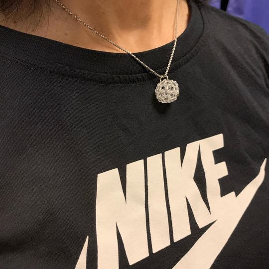 神聖幾何学フラーレン2mm（水晶）１個＋観覧チケット1枚