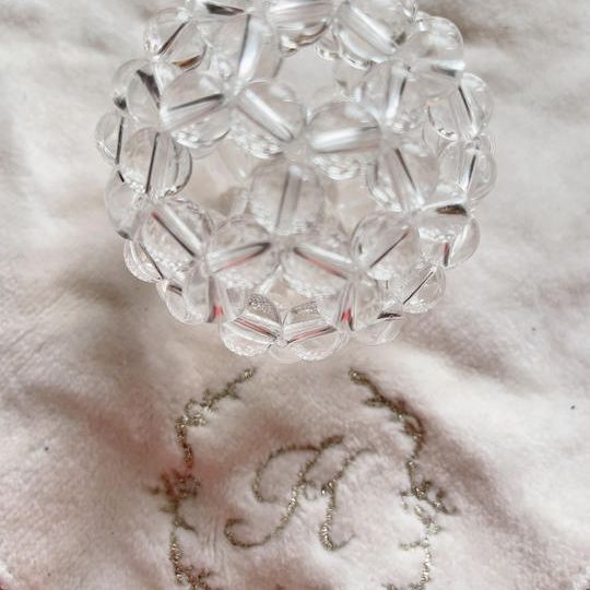 神聖幾何学フラーレン６mm（水晶）＋観覧チケット1枚