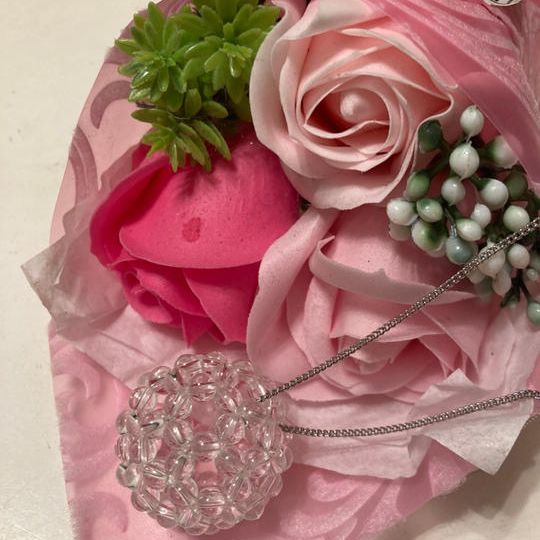 神聖幾何学フラーレン４mm（水晶）＋観覧チケット1枚