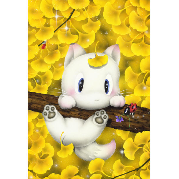 ラブ！【パステル画　原画】 パステル画原画】キジトラ仔猫