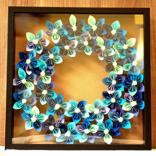 部屋を彩るクラフトアート（大サイズ35㎝✕35㎝）