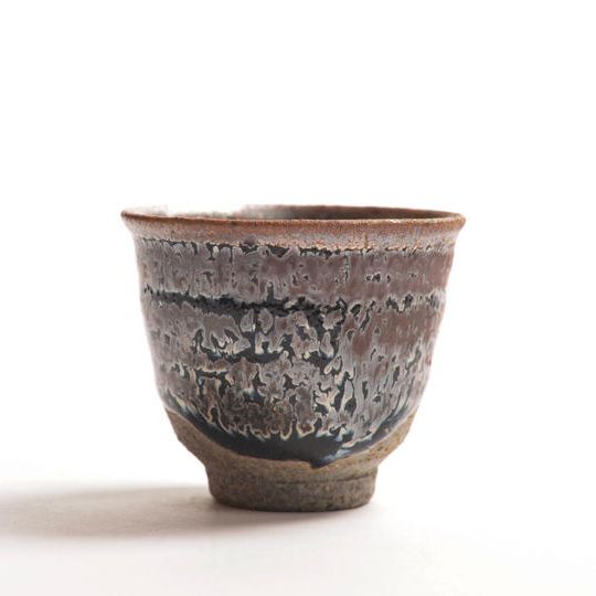 請関天目紫黒猪口〈其の十二〉