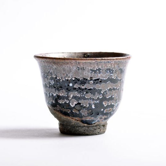 請関天目紫黒猪口〈其の二十〉