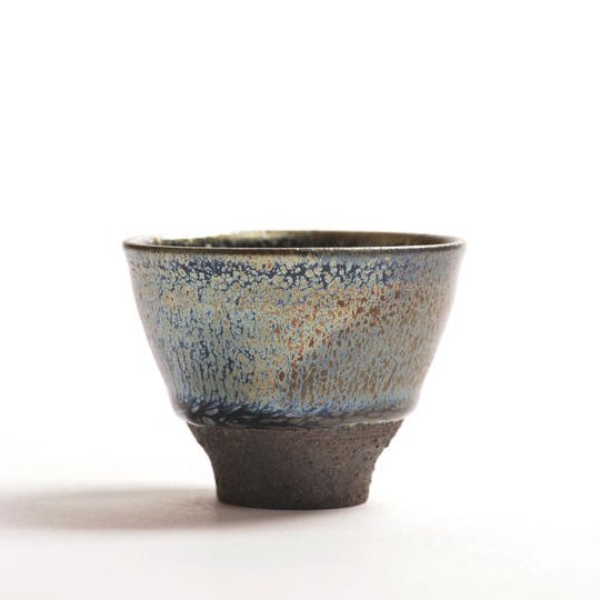 請関天目碧玉猪口〈空・其の一〉