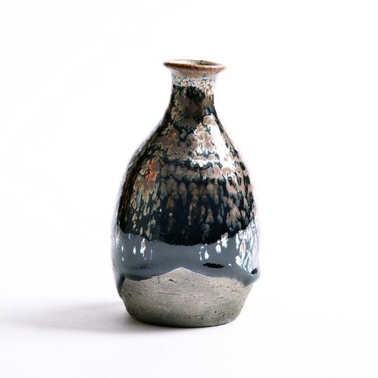 請関天目茄子形小徳利〈其の一〉