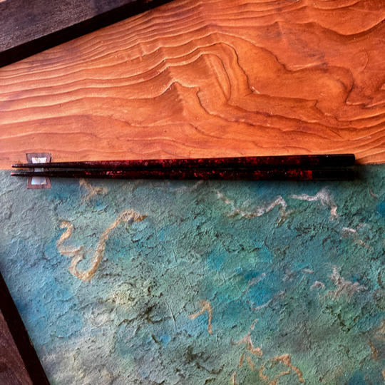 湯江和紙と砂糖で作った箸