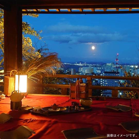 【CF限定】琵琶湖への延伸便のモニター先行乗船⑤&三井寺中秋の名月貸切夜間特別拝観+精進料理ご賞味 9月下旬平日 上り便
