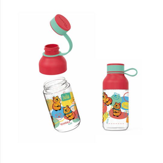 子供向けのプラスチックボトル330ml ハッピークオッカ！！