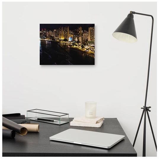 Taka撮影写真パネル【ワイキキ夜景】