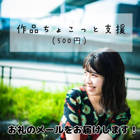 作品ちょこっと支援(500円)