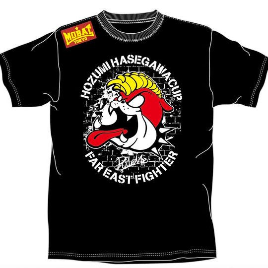 「HOZUMI HASEGAWA CUP」×「MOBSTYLES」×「RideMe」トリプルコラボTシャツ 黒