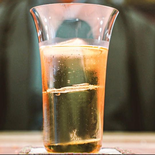 咲(SAKI)グラス タンブラー１脚・化粧箱付き