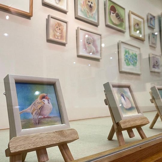 【中村友美】 中村友美・ミニ複製画（すずめ）