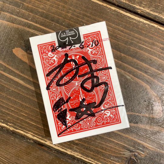 紙磨呂サイン入付トランプ＆YouTube動画