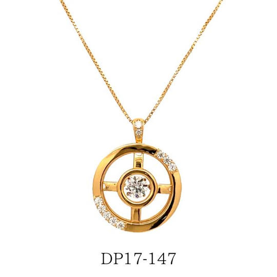 AkaneオリジナルダンシングストーンネックレスーSVYG　