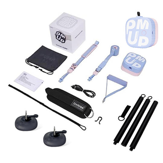 【超早割30%】Unitree PUMPスタンダードセット×２(10kg)＋サクションカップ×２＋エクササイズバー×１