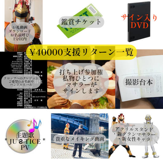 映画クランクアップ打ち上げ参加券＋豪華特典