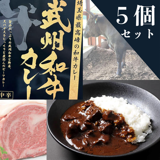 武州和牛カレー５個セット