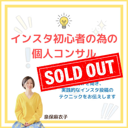 5045 【再再販】インスタ初心者の為の個人コンサル