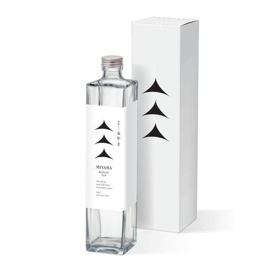 群馬県産蒟蒻芋100%使用ジン「MIYAMA」