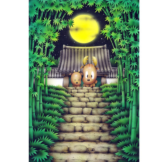 ⑤-7 原画『竹林寺』