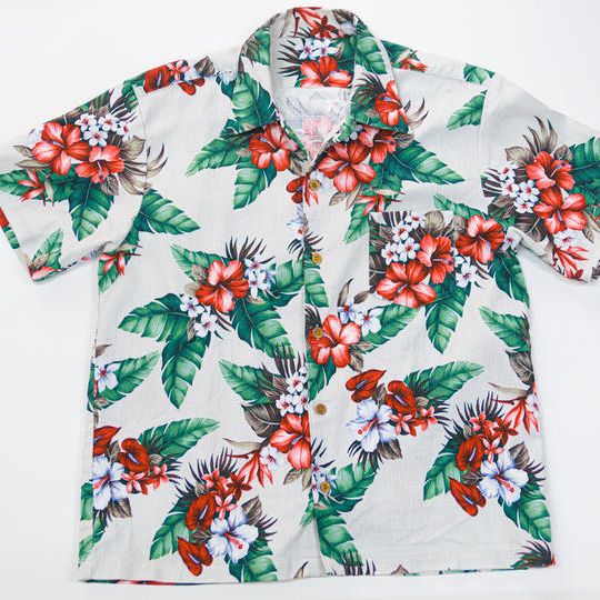 【ホワイト】南房総アロハシャツ