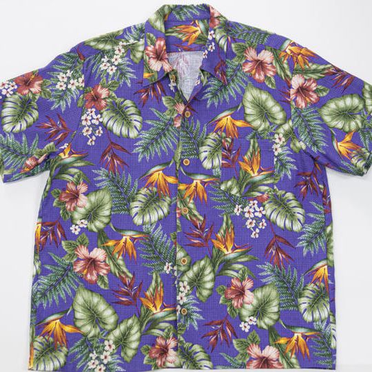 【ブルーバイオレット】南房総アロハシャツ