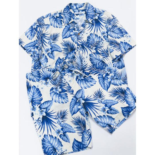 【ライトブルー】南房総アロハセットアップ