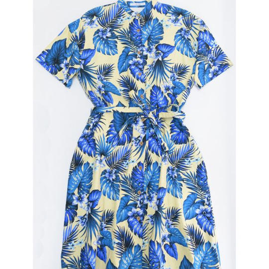 【イエロー】南房総アロハワンピース