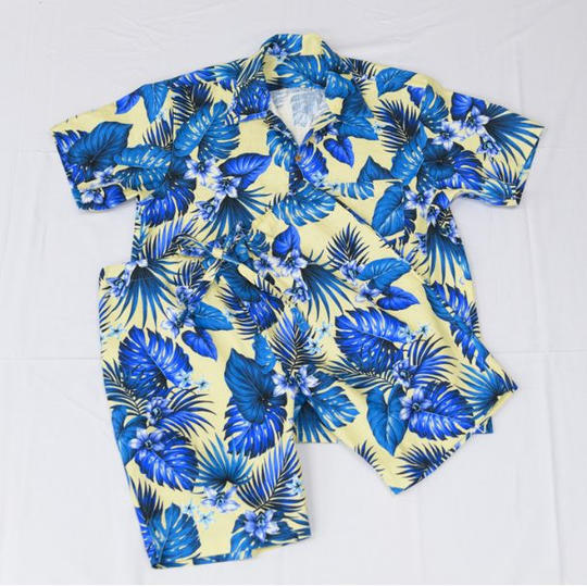 【イエロー】南房総アロハセットアップ