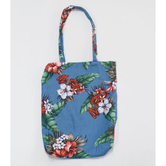 【アッシュブルー】南房総アロハトートバック