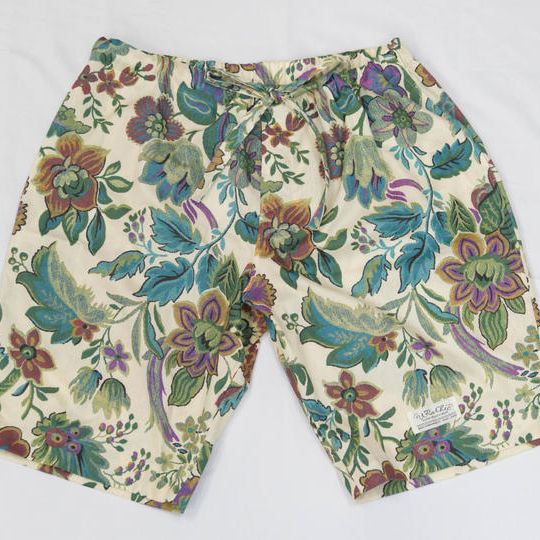 【綿100%、ベージュ】南房総アロハイージーパンツ