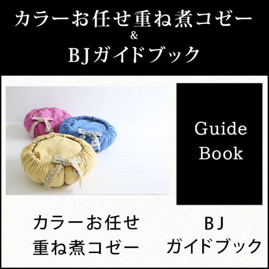 カラーお任せ重ね煮コゼー & BJガイドブック