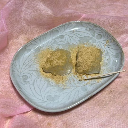 お礼の手紙&なんちゃって”わらび餅”レシピ