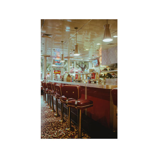 マットプリント作品「While waiting」 B5