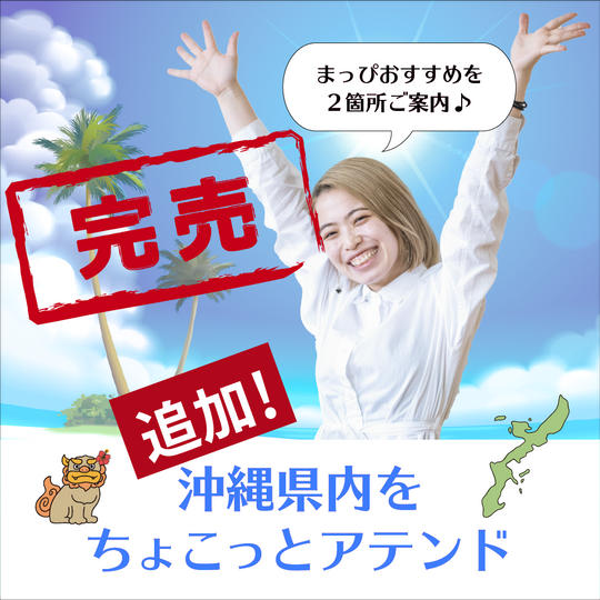 【追加】沖縄県内をちょこっとアテンド（2枠限定）