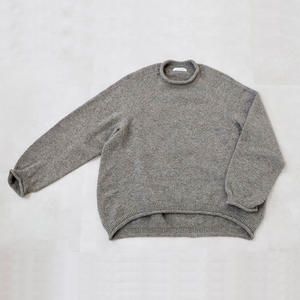 【FACTORY】ヤク カーブセーター＜グレー＞