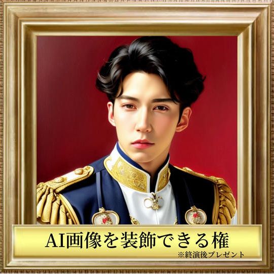 【装飾スポンサー】装飾用の額縁付きメンバーAI画像を一つ追加。終演後プレゼント