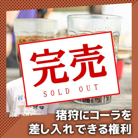 猪狩にコーラを差し入れできる権利