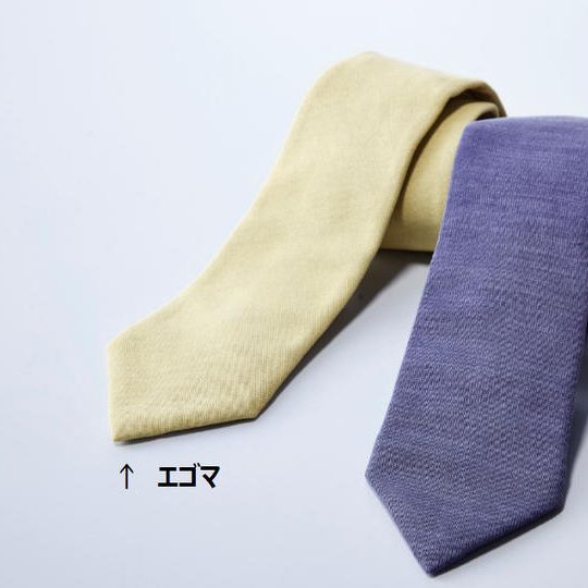 和紙100%ネクタイ【エゴマ】