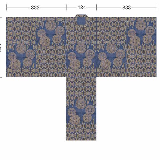 狩衣紺色（パリ公演で使用予定）